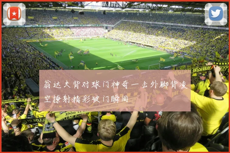 翁达夫背对球门神奇一击外脚背凌空撩射精彩破门瞬间