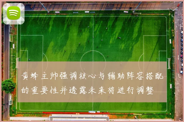 黄蜂主帅强调核心与辅助阵容搭配的重要性并透露未来将进行调整